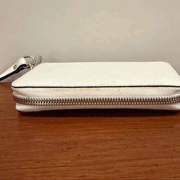 Michael Kors Ivory Wristlet with Silver Accents - Picture 5 of 9